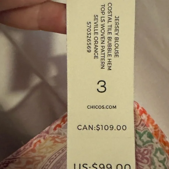 Chicos blouse poncho NWT - Picture 4 of 6